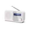 Sharp DR-P420(WH) Tokyo Portable Digital Radio, FM/DAB/DAB+, Bluetooth 5.0, USB or Battery Powered, Snowy White | Sharp | Tokyo Portable Digital Radio | DR-P420(WH) | White | USB port | Bluetooth | FM radio | Headphone out