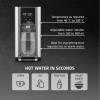 Caso Turbo hot water dispenser | HW 620 | Water Dispenser | 2600 W | 2.5 L | Plastic/Stainless Steel | Black/Stainless Steel