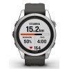 Garmin fēnix 7S Pro 3.05 cm (1.2") MIP 42 mm Digital 240 x 240 pixels Touchscreen Silver Wi-Fi GPS (satellite)