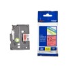 Brother | TZE-431 Laminated Tape | Black on Red | TZe | 8 m | 1.2 cm