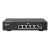 QNAP | 5 port 2.5Gbps Auto Negotiation (2.5G/1G/100M) | QSW-1105-5T | Unmanaged | Desktop | Gigabit Ethernet (copper) ports quantity 5