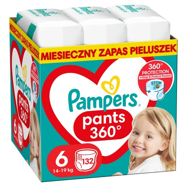 Pampers Pants Boy/Girl 6 132 pc(s)