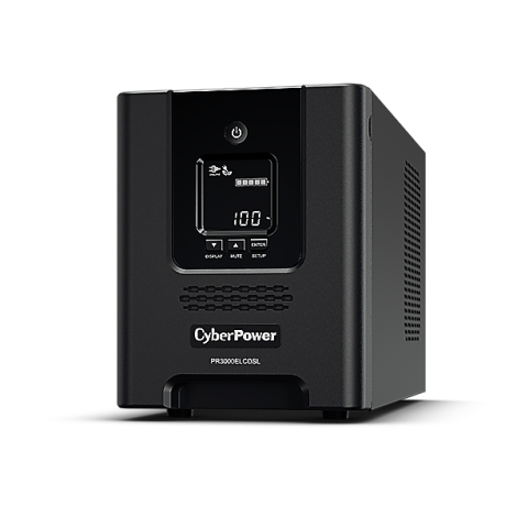 CyberPower PR3000ELCDSL uninterruptible power supply (UPS) Line-Interactive 3 kVA 2700 W 9 AC outlet(s)