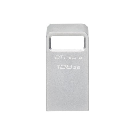 Kingston | USB 3.2 Flash Drive | DataTraveler micro | 128 GB | USB 3.2 | Silver