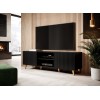 Cama RTV cabinet PAFOS 150x42x52 Black matt