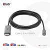 CABLE USB-C TO HDMI 3M/M/M CAC-1587 CLUB3D