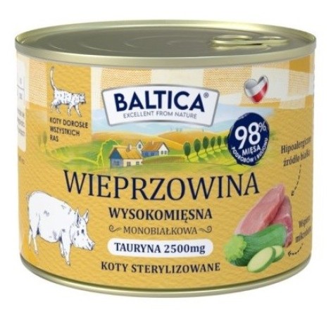 BALTICA SMAKI REGIONÓW Kot dorosły Wieprzowina  185g