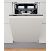 Whirlpool Dishwasher | WSIO 3T223 PCE X | Built-in | Width 45 cm | Number of place settings 10 | Number of programs 7 | Energy efficiency class E | Display | Inox