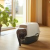 ROTHO Bailey Hooded litter box Black