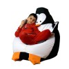 Sako bag pouf Penguin black and white L 105 x 80 cm