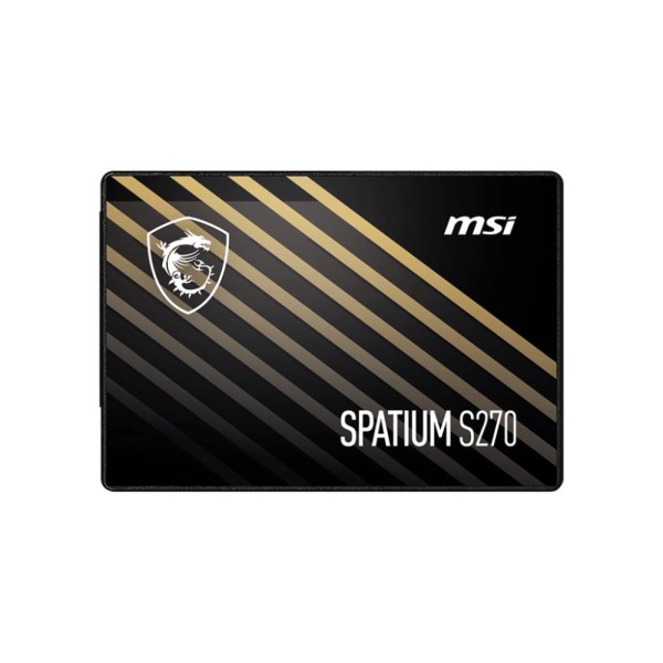 SSD|MSI|SPATIUM S270|480GB|SATA|3D NAND|Write speed 450 MBytes/sec|Read ...