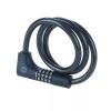 Bicycle cable with combination lock and key - YCC0/12/100/2 Black