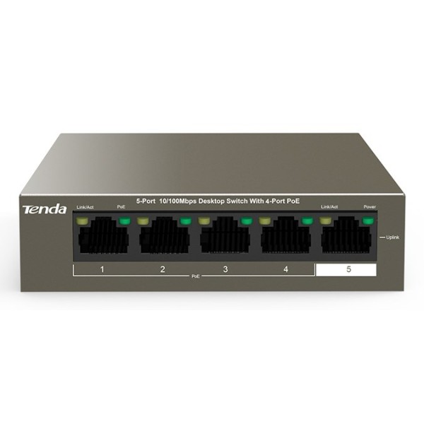 Tenda TEF1105-4-63W network switch Unmanaged Fast ...