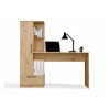 COSMO Oak Artisan Desk + Bookcase Set