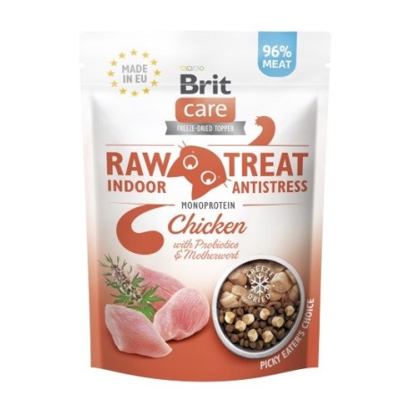 BRIT Care Raw Treat Indoor&Antistress Chicken  - cat treats - 40g