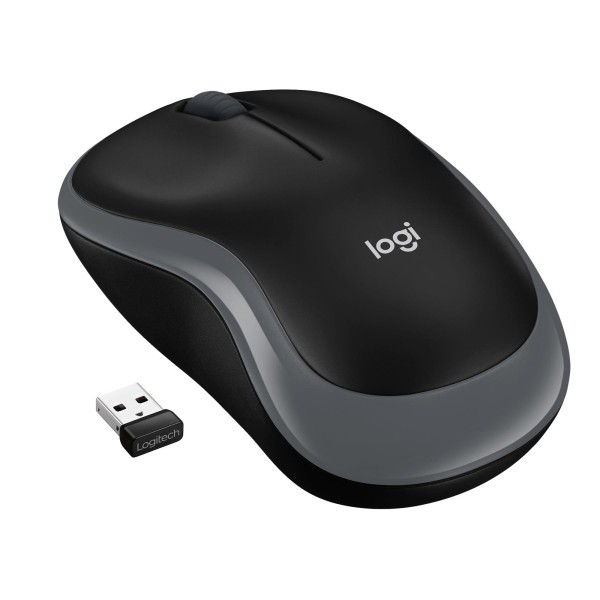 MOUSE USB OPTICAL WRL M185/GREY 910-002238 ...