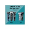 Braun 74S Shaver Replacement Head Series 7, Silver