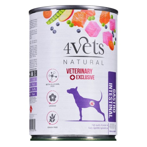 4VETS Natural Gastro Intestinal Dog - wet dog food - 400 g