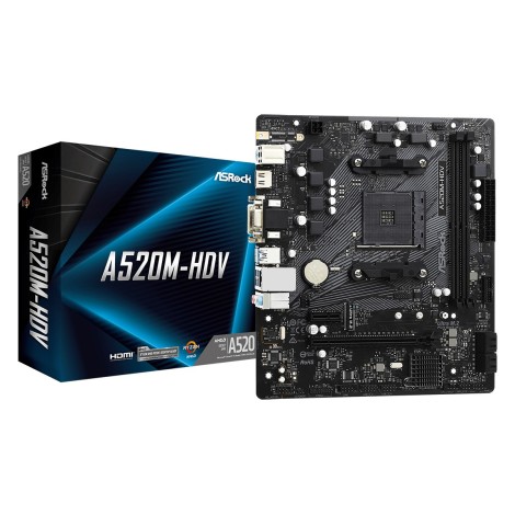 Asrock A520M-HDV Socket AM4 micro  ATX