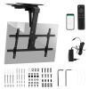 Maclean electric TV mount, ceiling mount, Tuya support, max. VESA 800x400, for TV 43-86", max. 45kg, MC-110 T
