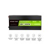 Green Cell Przetwornica napicia PowerInverter LCD 48 V 5000W/10000W Przetwornica samochodowa z wywietlaczem - czysty sinus 10 kVA Black