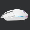 MOUSE USB OPTICAL G203/WHITE 910-005797 LOGITECH