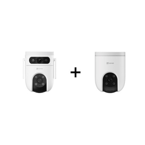 Ezviz H8c 4G 2K Kamera IP do monitoringu + Ezviz H9C WiFi Obrotowa 2K 2w1 (3MP+3MP)
