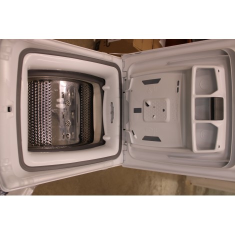 SALE OUT. Candy TCA063D3-S Washing Machine, E, Top loading, Depth 60 cm, 7 kg, White | Candy Washing Machine | TCA063D3-S | Energy efficiency class C | Top loading | Washing capacity 6 kg | 1000 RPM | Depth 60 cm | Width 41 cm | Display | Digit | White | 