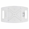 Rectangular shower stool with height adjustment
