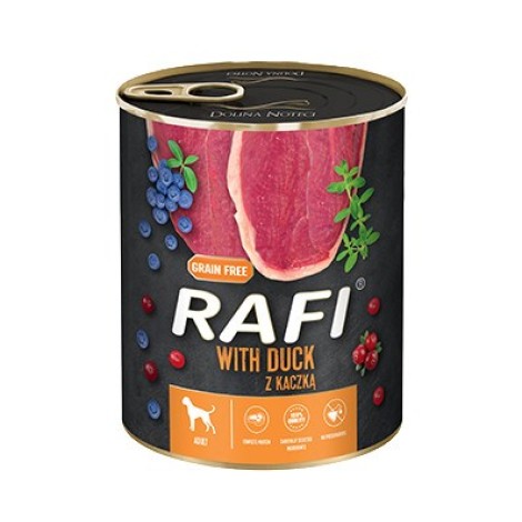 Dolina Noteci Rafi Dog wet food with duck, blueberries and cranberries - 800g