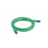 LANBERG PATCHCORD S/FTP CAT.6A 1M GREEN LSZH