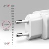 AXAGON ACU-PD20W Wall charger 20W, 1x port USB-C, PD3.0/PPS/QC4+/AFC/Apple, white