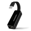 AXAGON ADE-XR USB 2.0 - Fast Ethernet 10/100 adapter, auto install, BLACK