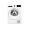 Bosch | Dryer Machine | WQG242AMSN Series 6 | Energy efficiency class A++ | Front loading | 9 kg | Sensitive dry | LED | Depth 61.3 cm | Steam function | White