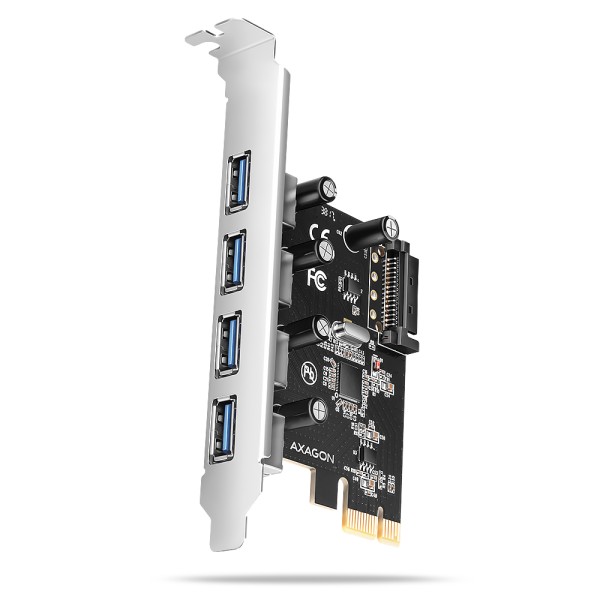 AXAGON PCI-Express card with four external ...