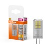 Osram LED PIN 12V Clear 28 non-dim 2.2W/827 G4 bulb | Osram