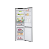 LG | Refrigerator | GBV3100DPY | Energy efficiency class D | Free standing | Combi | Height 186 cm | No Frost system | Fridge net capacity 234 L | Freezer net capacity 110 L | Display | 35 dB | Silver