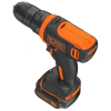 BLACK & DECKER Drill Driver, 10.8 V, 1x1.5 Ah | BDCDD12-QW
