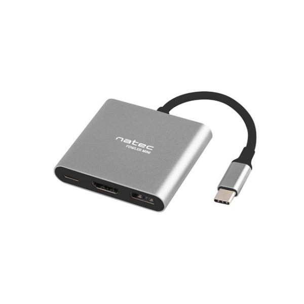 Natec Multi-Port Adapter, Fowler, USB-C, HDMI, ...