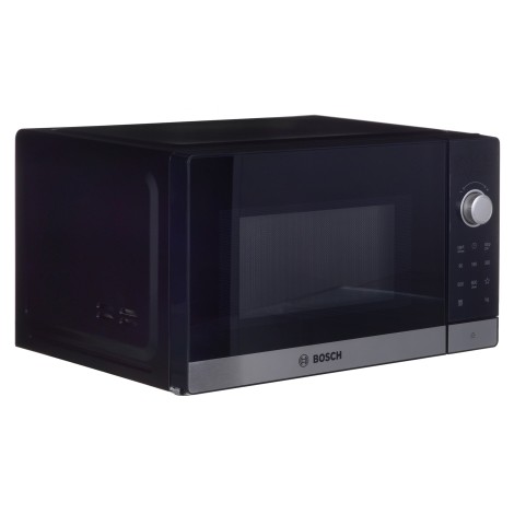 Bosch Serie 2 FFL023MS2 microwave Countertop Solo microwave 20 L 800 W Black, Stainless steel