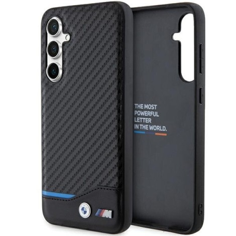 Case BMW BMHCS23FE22NBCK S23 FE S711 black Leather Carbon | BMW