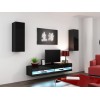 Cama TV stand VIGO NEW 30/140/40 black/black gloss