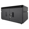 Manhattan iPad to 11" 20-bay Charging Cabinet Desktop via USB-C, Also other tablets and smartphones (with device to USB-C cable), Bays 264x22x235mm, Device charging cables not included (suggest USB-C cable code 356213), Cart, Lockable, EU/UK power co