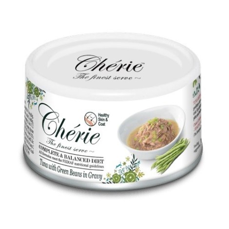 CHERIE Tuna with green beans - wet cat food - 80g