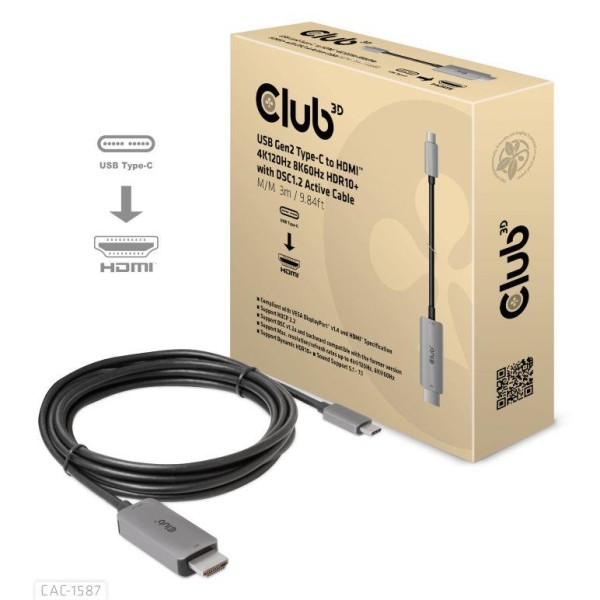 CABLE USB-C TO HDMI 3M/M/M CAC-1587 ...