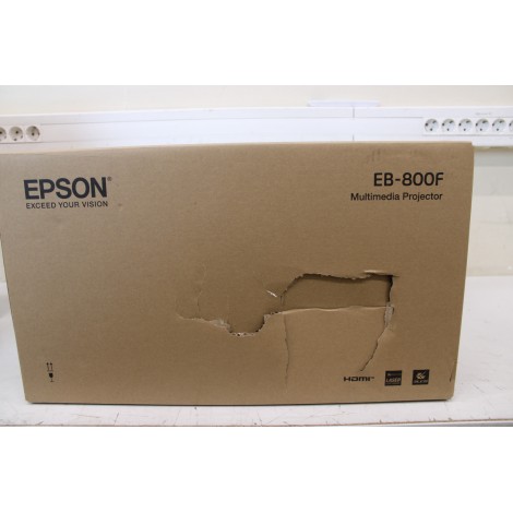 SALE OUT. Epson EB-800F 3LCD Projector /16:9/5000Lm/2500000:1, White DAMAGED PACKAGING | Epson | EB-800F | Full HD (1920x1080) | 5000 ANSI lumens | White | DAMAGED PACKAGING | Lamp warranty 12 month(s)