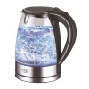 Adler | Kettle | AD 1225 | Standard | 2000 W | 1.7 L | Glass | 360° rotational base | Transparent/Stainless steel