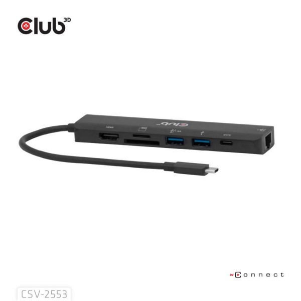 I/O HUB 7IN1 USB-C HDMI/100W CSV-2553 ...