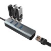 VAKOSS HUB USB 3.0 +RJ45 ETHERNET TC-4502X