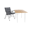 Outwell Alder Lake Chair, Black and Grey